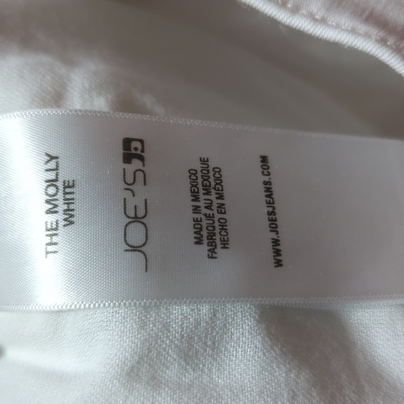 Joe's Jeans The Molly High Rise Flare White Denim sz 30 - Picture 8 of 9